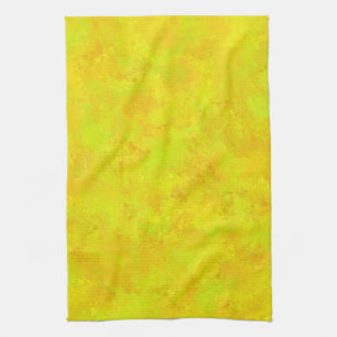 Geel Oranje Groen Abstract Patroon Theedoek