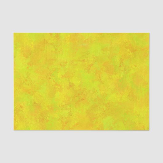 Geel Oranje Groen Abstract Patroon Tissuepapier (Voorkant)