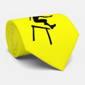 Geel Oranje Hurdler Stropdas (Opgerold)