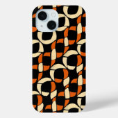 geel Oranje kettingpatroon Case-Mate iPhone Case (Achterkant)