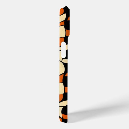 geel Oranje kettingpatroon Case-Mate iPhone Case (Achterkant / Rechts)