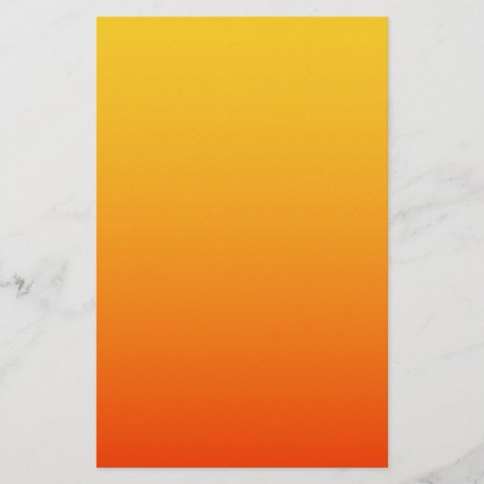 Geel Oranje Kleur Briefpapier (Voorkant)