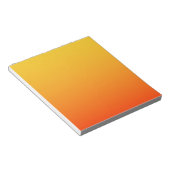Geel Oranje Kleur Notitieblok (Schuin)