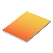 Geel Oranje Kleur Notitieblok (Linkerzijde)