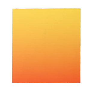 Geel Oranje Kleur Notitieblok