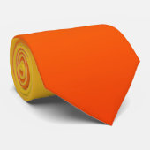 Geel Oranje Kleur Stropdas (Opgerold)