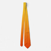 Geel Oranje Kleur Stropdas (Achterkant)