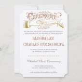Geel Oranje Modern Typografie Invite Kaart (Voorkant)