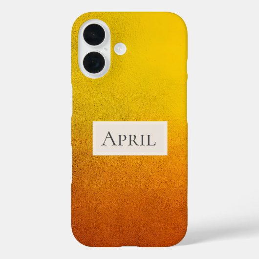 Geel & Oranje Ombre Case-Mate iPhone Case (Achterkant)