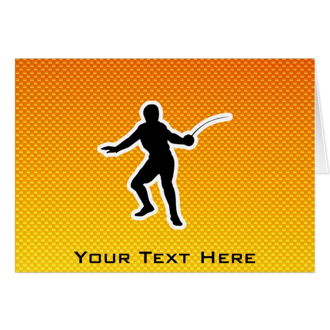 Geel Oranje omheining (Voorkant Horizontaal)