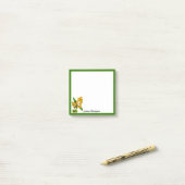 Geel Oranje orchidee bloem Post-it notities Post-it® Notes (Op bureau)