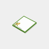 Geel Oranje orchidee bloem Post-it notities Post-it® Notes (Schuin)