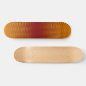 Geel-oranje-rode stippen aangepaste skateboard (Horizontaal)