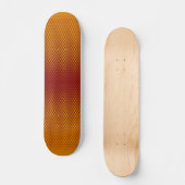 Geel-oranje-rode stippen aangepaste skateboard (Voorkant)