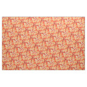 Geel Oranje Rood Bali Batik Style Paisley Pattern Stof (Yard (91,4 cm))