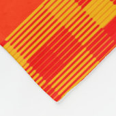 Geel Oranje Rood Blanket Fleece Deken (Hoek)