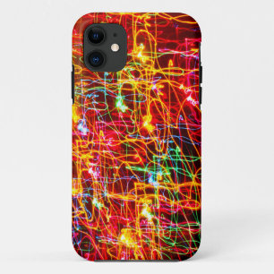 Geel Oranje Rood Groen Blauw Paars Abstract Licht Case-Mate iPhone Case