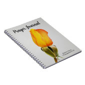  Geel Oranje Roos Faith Prayer Journal Notitieboek (Rechterzijde)