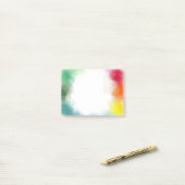 Geel Oranje Roze Blauw Groen Paars Regenboog Post-it® Notes (Op bureau)