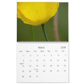 Geel Oranje Roze Bloemen Kalender 2010 (Mar 2026)