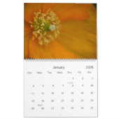 Geel Oranje Roze Bloemen Kalender 2010 (Jan 2026)