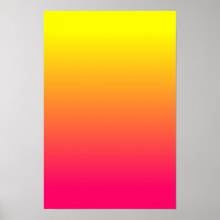 Geel Oranje Roze Ombre