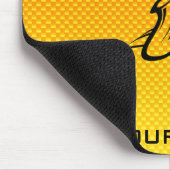 Geel Oranje saxofone Muismat (Hoek)