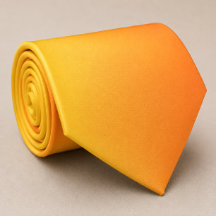 Geel Oranje Schaduw Stropdas