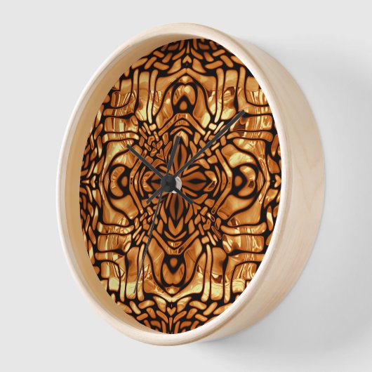 Geel Oranje Taupe Brown Hip Bohemian Bali Art (Hoek)