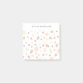 Geel Oranje Terracotta Gepersonaliseerd Post-it® Notes (Voorkant)