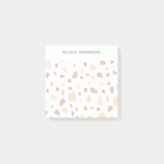 Geel Oranje Terracotta Gepersonaliseerd Post-it® Notes (Voorkant)