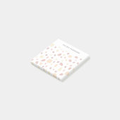 Geel Oranje Terracotta Gepersonaliseerd Post-it® Notes (Schuin)