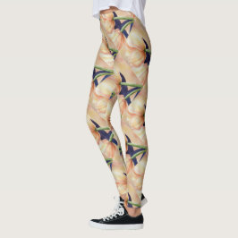 GEEL ORANJE TULIPS | LEGGINGS