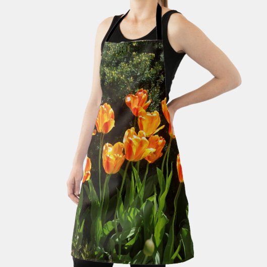 Geel & Oranje Tulpen schort (Insitu)