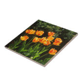 Geel Oranje Tulptegels Tegeltje (Zijkant)