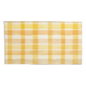 geel, Oranje Waterverf controlepatroon Kussensloop (Achterkant-Rechts)