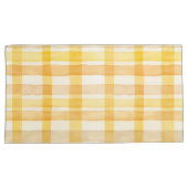 geel, Oranje Waterverf controlepatroon Kussensloop (Voorkant-Rechts)