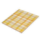  geel, Oranje Waterverf controlepatroon Tegeltje (Zijkant)