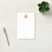 Geel Oranje Waterverf Leaf Post-it® Notes (Kantoor)
