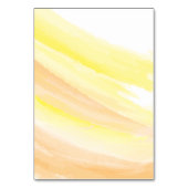 Geel Oranje Waterverf Splash Wedding Kaart (Achterkant)