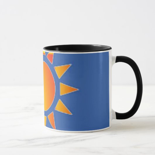 Geel Oranje Zon Mok (Rechts)