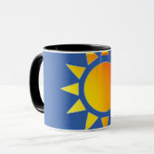 Geel Oranje Zon Mok (Voorkant links)