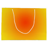 Geel Oranje Zonnegradiënt Ombre Groot Cadeauzakje (Achterkant)