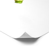 geel orchidee ventiel - Poster (Hoek)