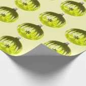 geel Ornament geel inpakpapier (Hoek)