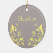 Geel Ornament van vlinderbloemigen (Links)