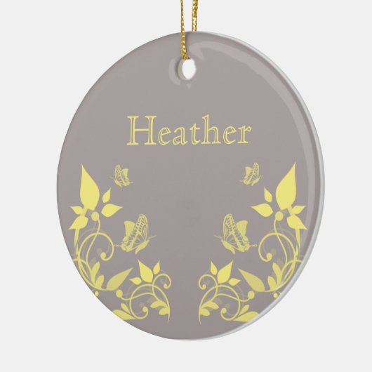 Geel Ornament van vlinderbloemigen (Links)