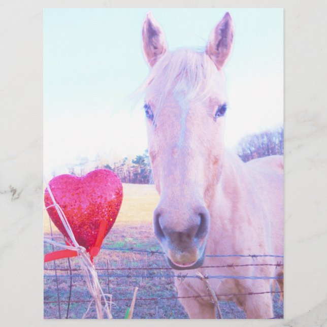 Geel paard en rood hart (Voorkant)