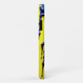Geel Paars blauw zwart vivid Abstract Case-Mate iPhone Case (Achterkant/rechts)
