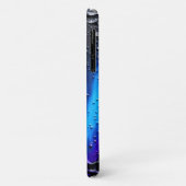 Geel Paars blauw zwart vivid Abstract Case-Mate iPhone Case (Achterkant/links)